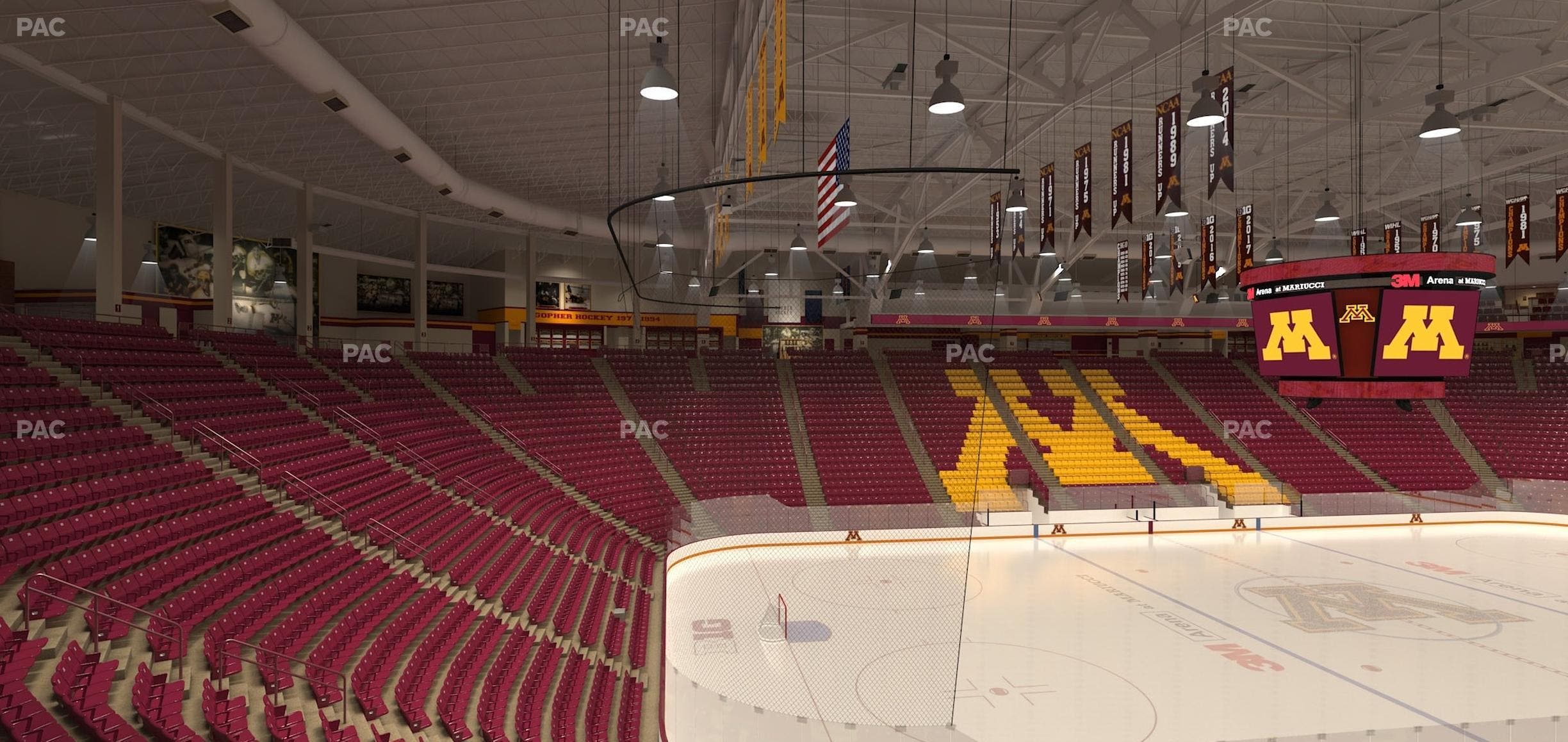 3M Arena at Mariucci - Section 22 Seat View