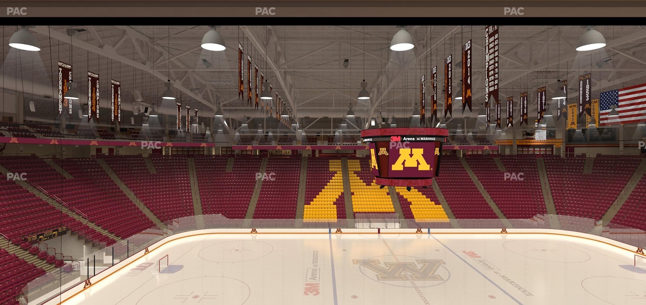 3M Arena at Mariucci - Section 8 Seat View