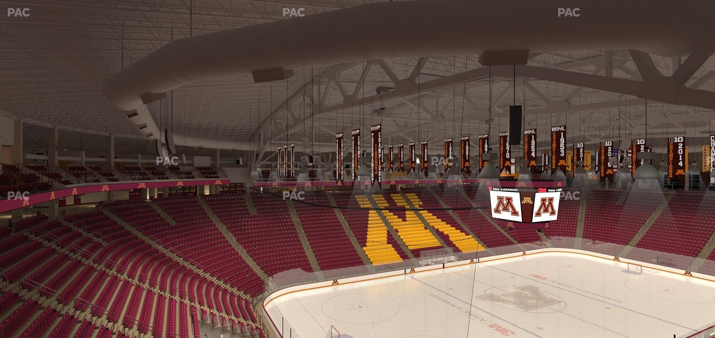 3M Arena at Mariucci - Section Club 2 Seat View