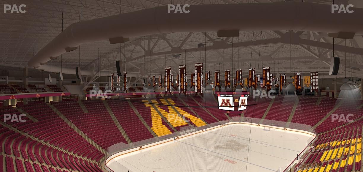 3M Arena at Mariucci - Section Club 3 Seat View