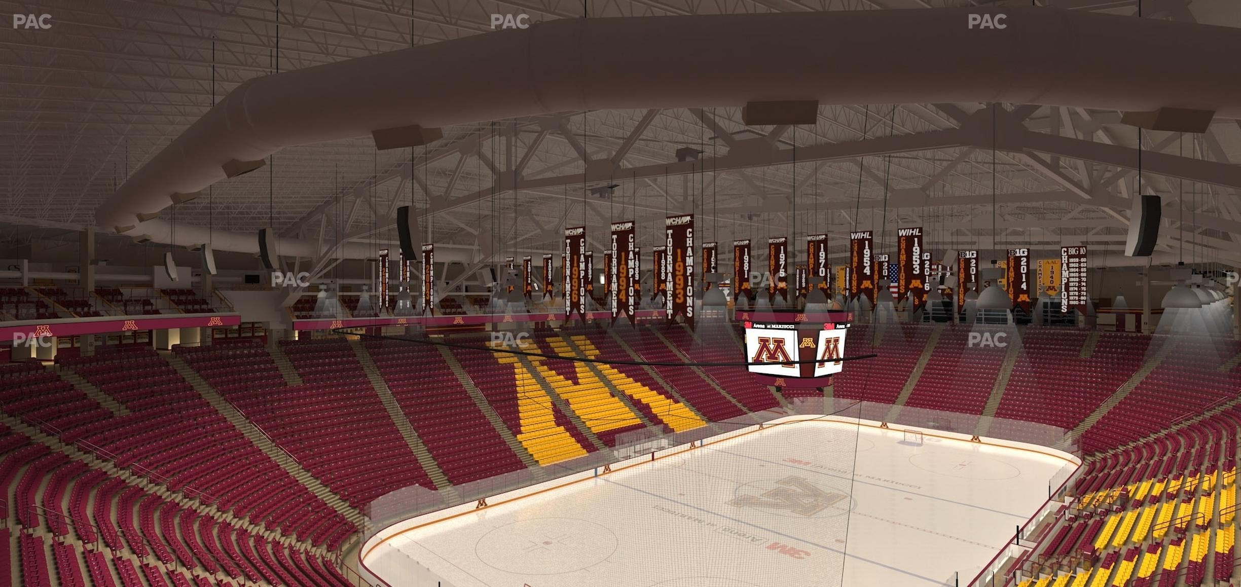 3M Arena at Mariucci - Section Club 3 Seat View
