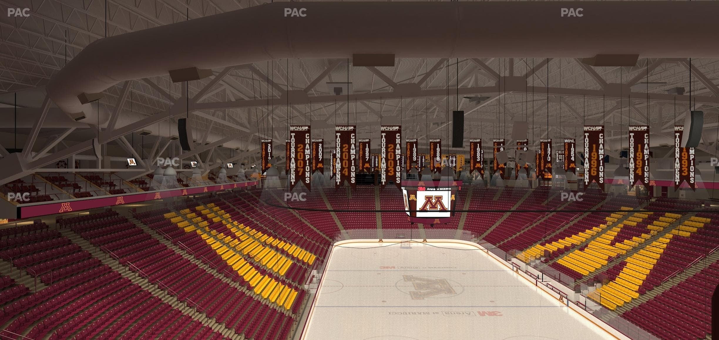 3M Arena at Mariucci - Section Club 8 Seat View