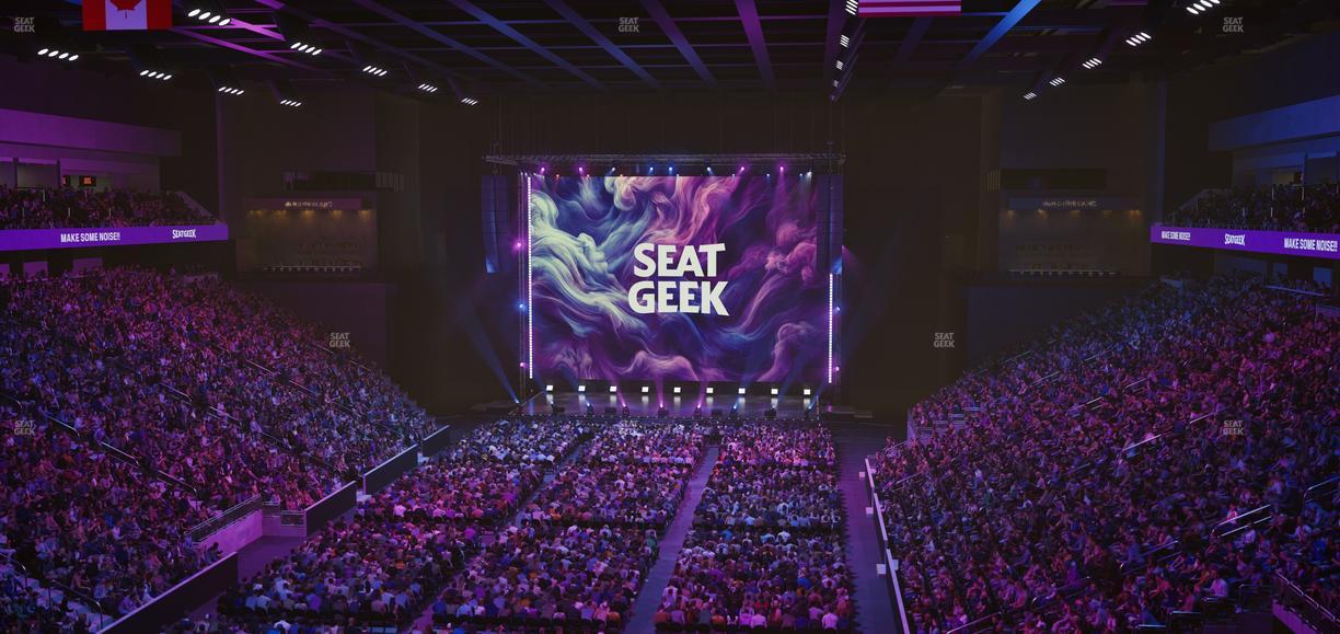 Acrisure Arena - Section 201 Seat View