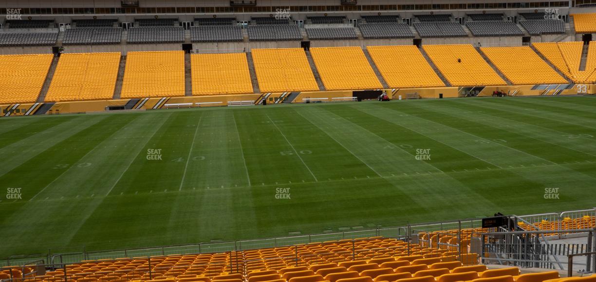 Acrisure Stadium - Section 110 Seat View