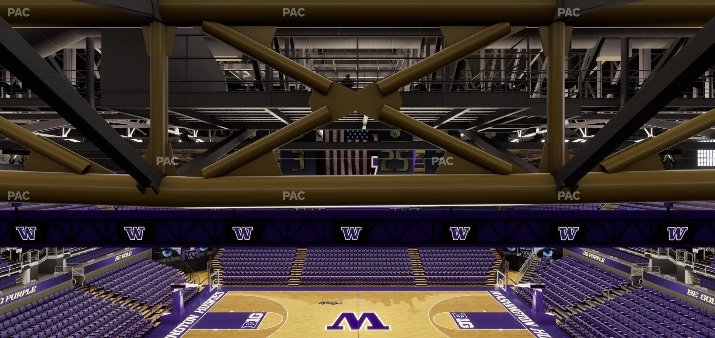 Alaska Airlines Arena at Hec Edmundson Pavilion - Section 1 Seat View