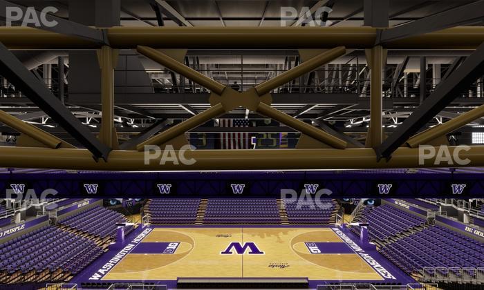 Alaska Airlines Arena at Hec Edmundson Pavilion - Section 1 Seat View