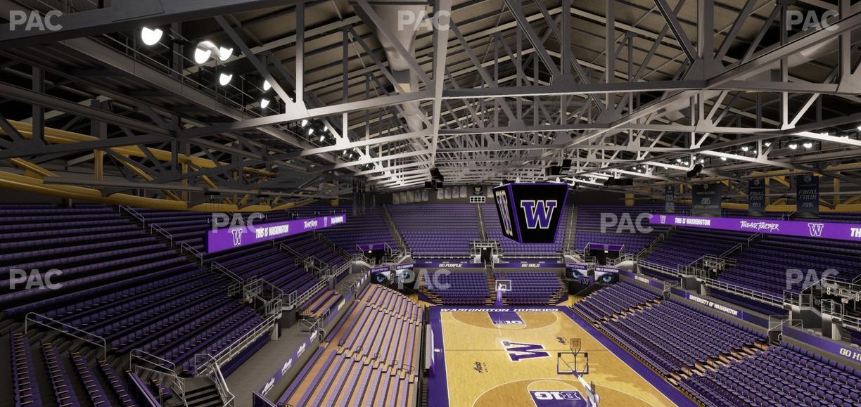 Alaska Airlines Arena at Hec Edmundson Pavilion - Section 12 Seat View