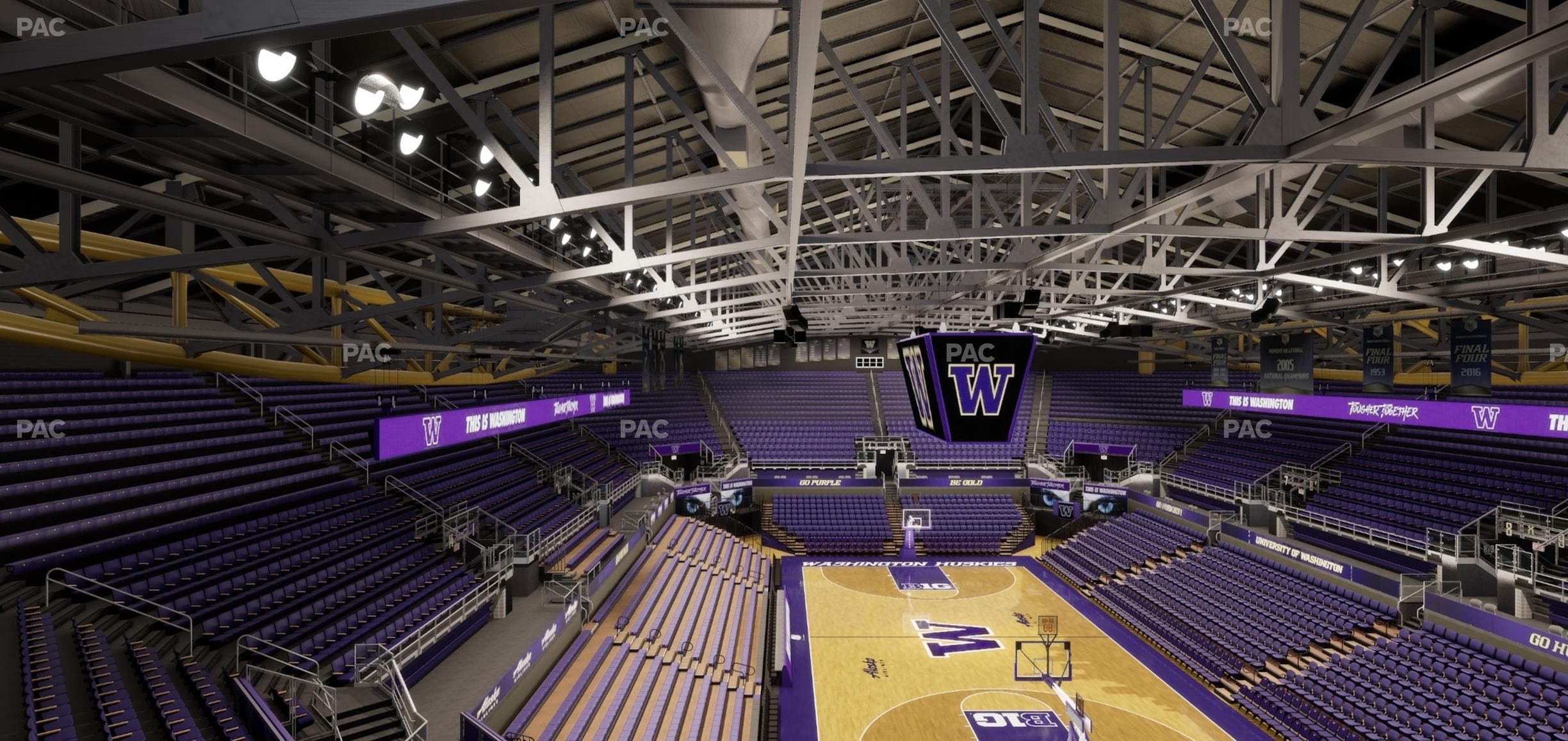 Alaska Airlines Arena at Hec Edmundson Pavilion - Section 12 Seat View