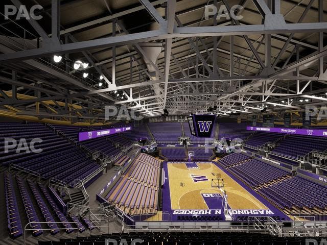Alaska Airlines Arena at Hec Edmundson Pavilion - Section 12 Seat View Alaska Airlines Arena at Hec Edmundson Pavilion - Section 12 Seat View