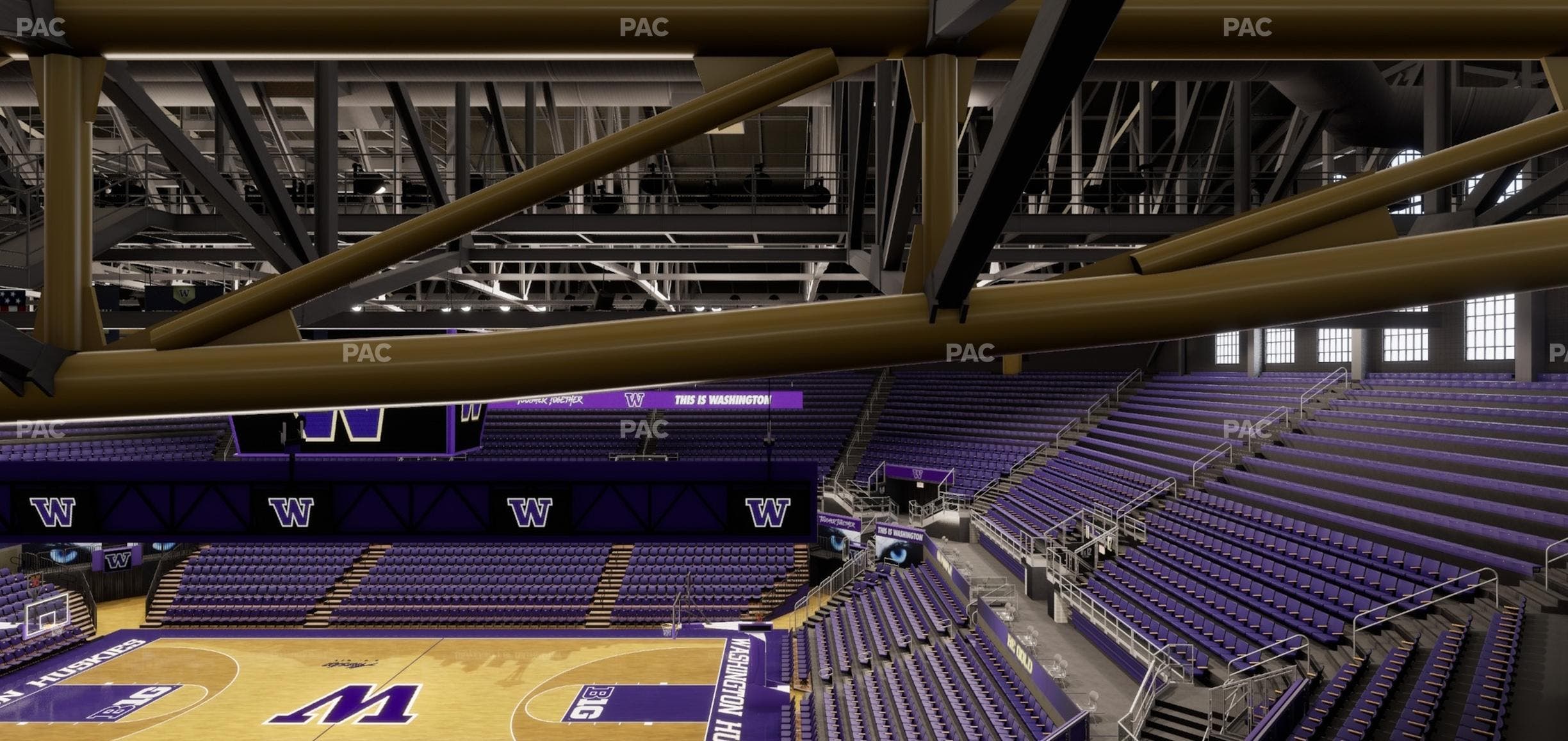 Alaska Airlines Arena at Hec Edmundson Pavilion - Section 14 Seat View