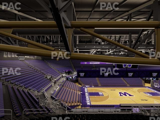 Alaska Airlines Arena at Hec Edmundson Pavilion - Section 2 Seat View Alaska Airlines Arena at Hec Edmundson Pavilion - Section 2 Seat View