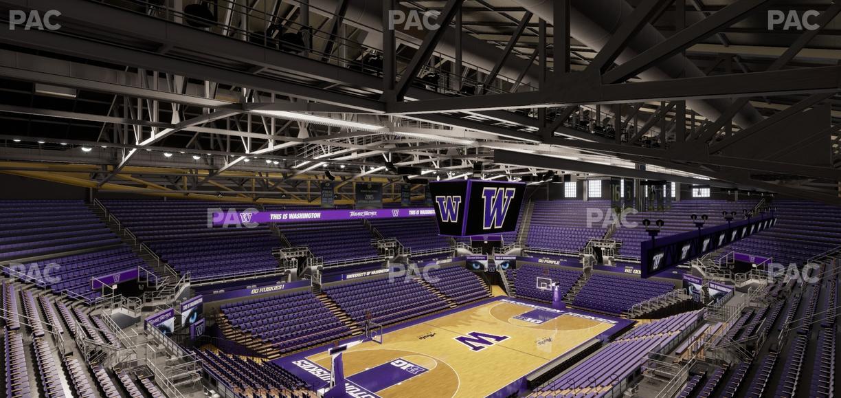Alaska Airlines Arena at Hec Edmundson Pavilion - Section 3 Seat View