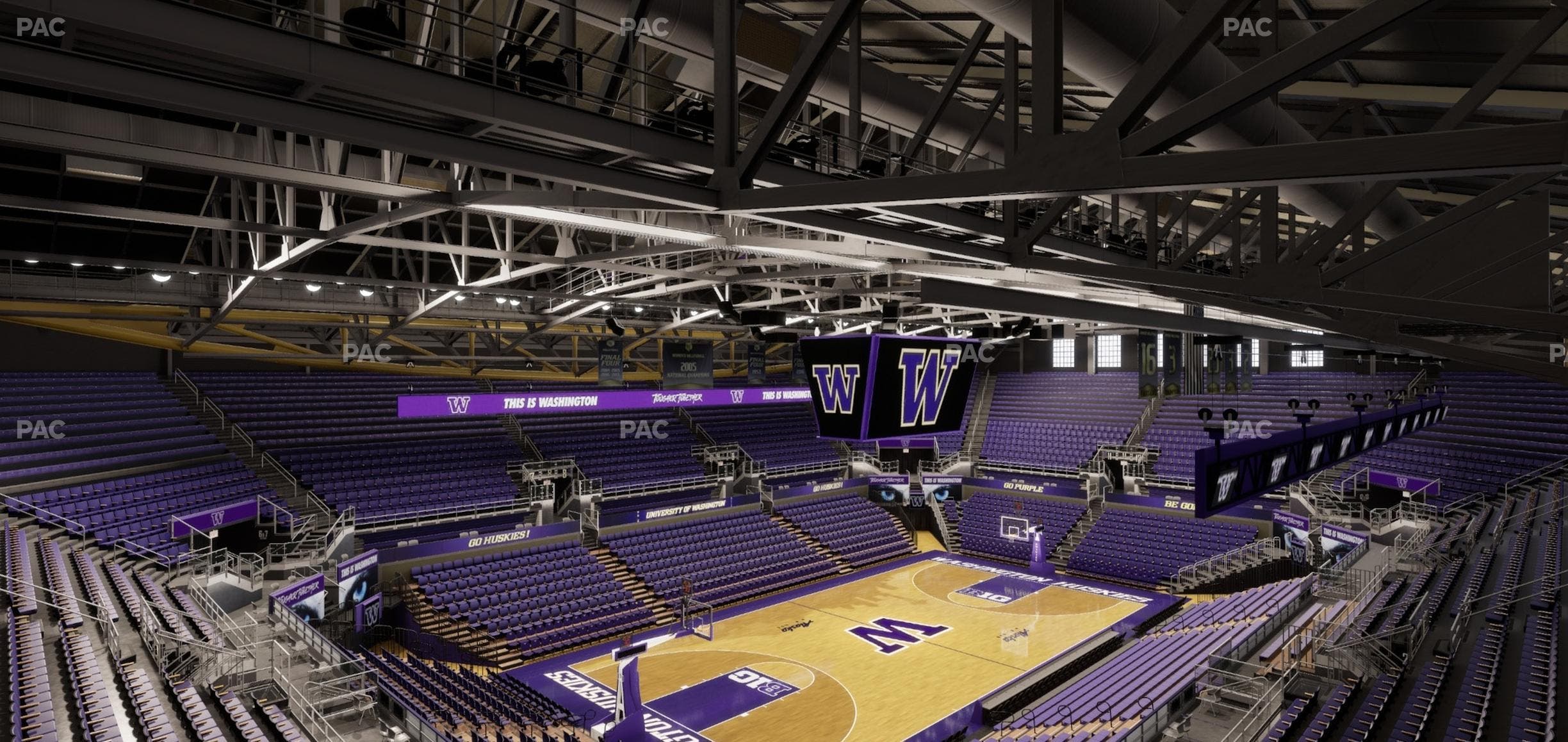 Alaska Airlines Arena at Hec Edmundson Pavilion - Section 3 Seat View