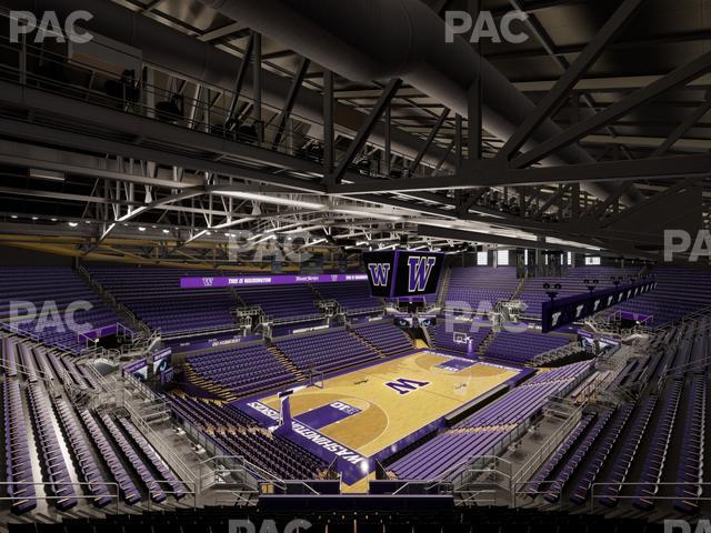 Alaska Airlines Arena at Hec Edmundson Pavilion - Section 3 Seat View