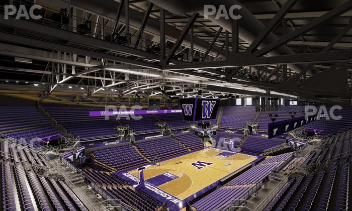 Alaska Airlines Arena at Hec Edmundson Pavilion - Section 3 Seat View