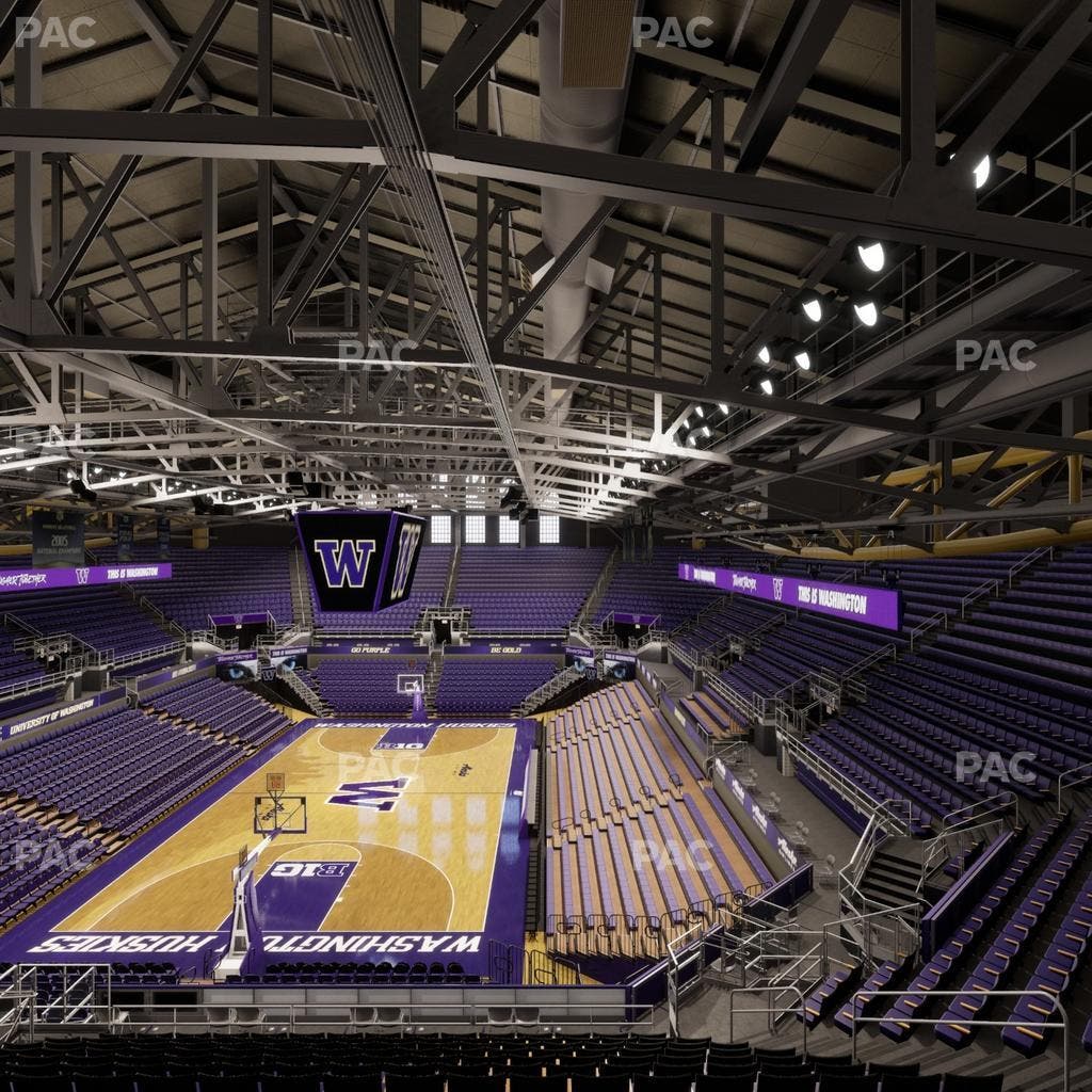 Alaska Airlines Arena at Hec Edmundson Pavilion - Section 4 Seat View