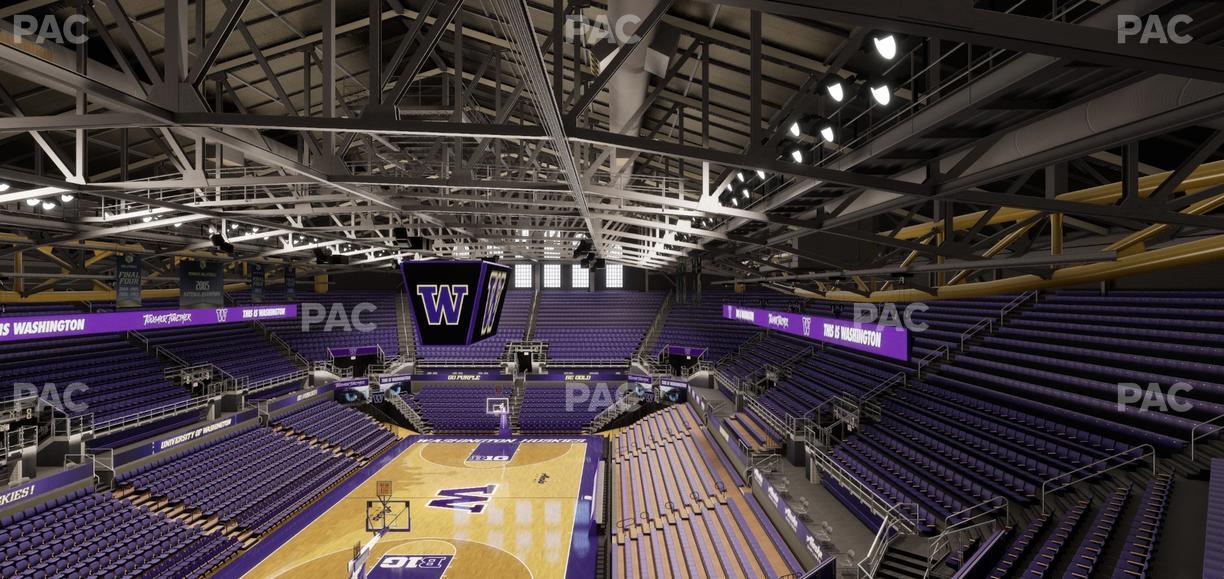 Alaska Airlines Arena at Hec Edmundson Pavilion - Section 4 Seat View