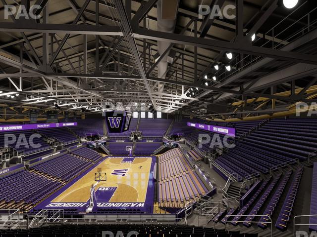 Alaska Airlines Arena at Hec Edmundson Pavilion - Section 4 Seat View
