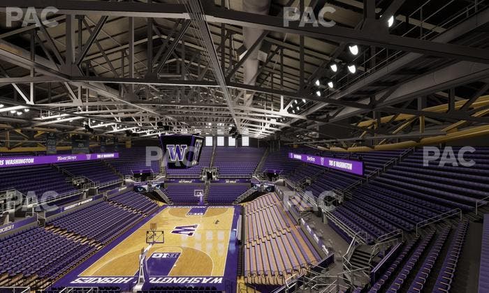 Alaska Airlines Arena at Hec Edmundson Pavilion - Section 4 Seat View
