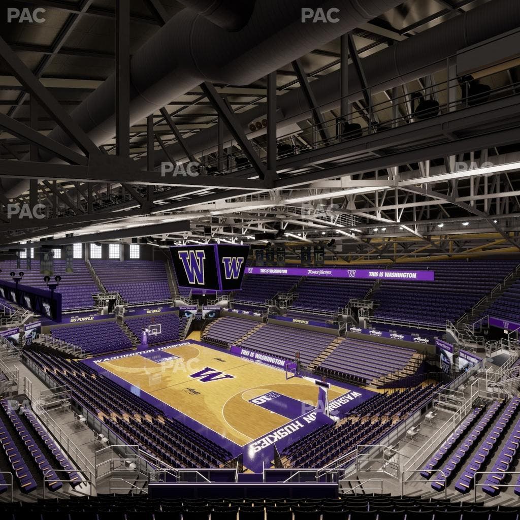 Alaska Airlines Arena at Hec Edmundson Pavilion - Section 6 Seat View