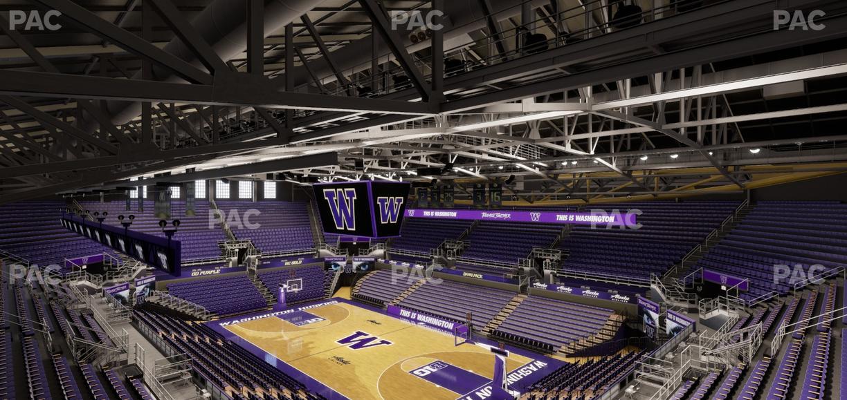 Alaska Airlines Arena at Hec Edmundson Pavilion - Section 6 Seat View
