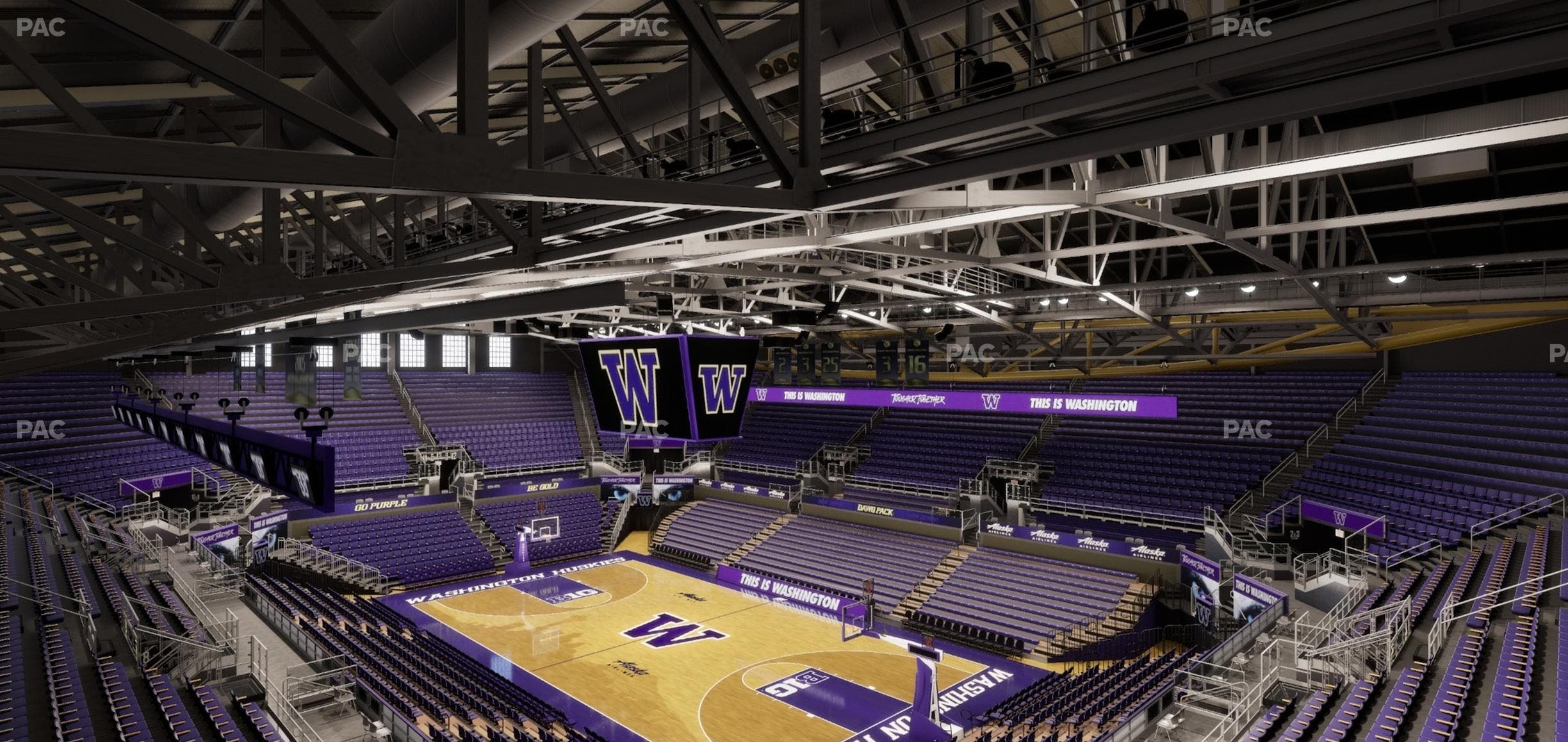 Alaska Airlines Arena at Hec Edmundson Pavilion - Section 6 Seat View