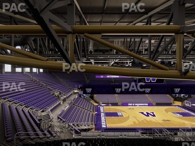 Alaska Airlines Arena at Hec Edmundson Pavilion - Section 9 Seat View Alaska Airlines Arena at Hec Edmundson Pavilion - Section 9 Seat View