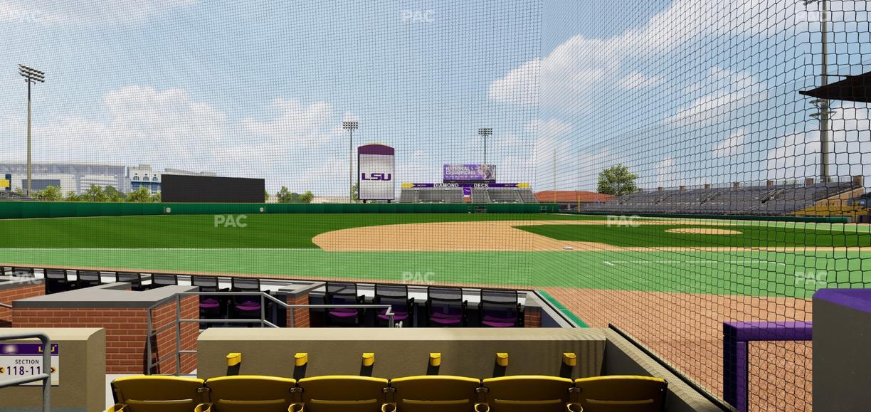 Alex Box Stadium - Section 117 Seat View