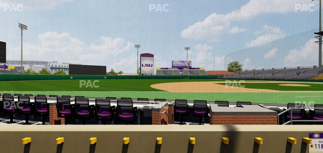 Alex Box Stadium - Section 118 Seat View