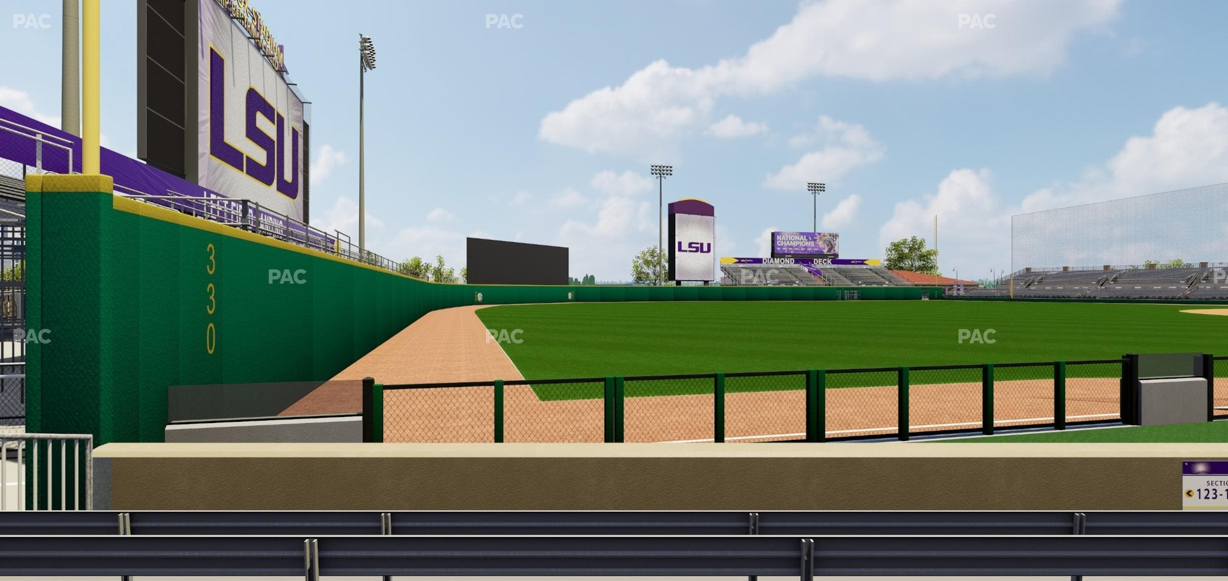 Alex Box Stadium - Section 123 Seat View