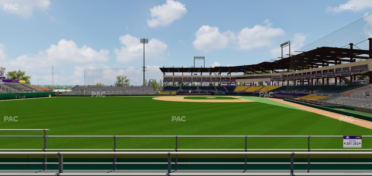 Alex Box Stadium - Section 126 Seat View