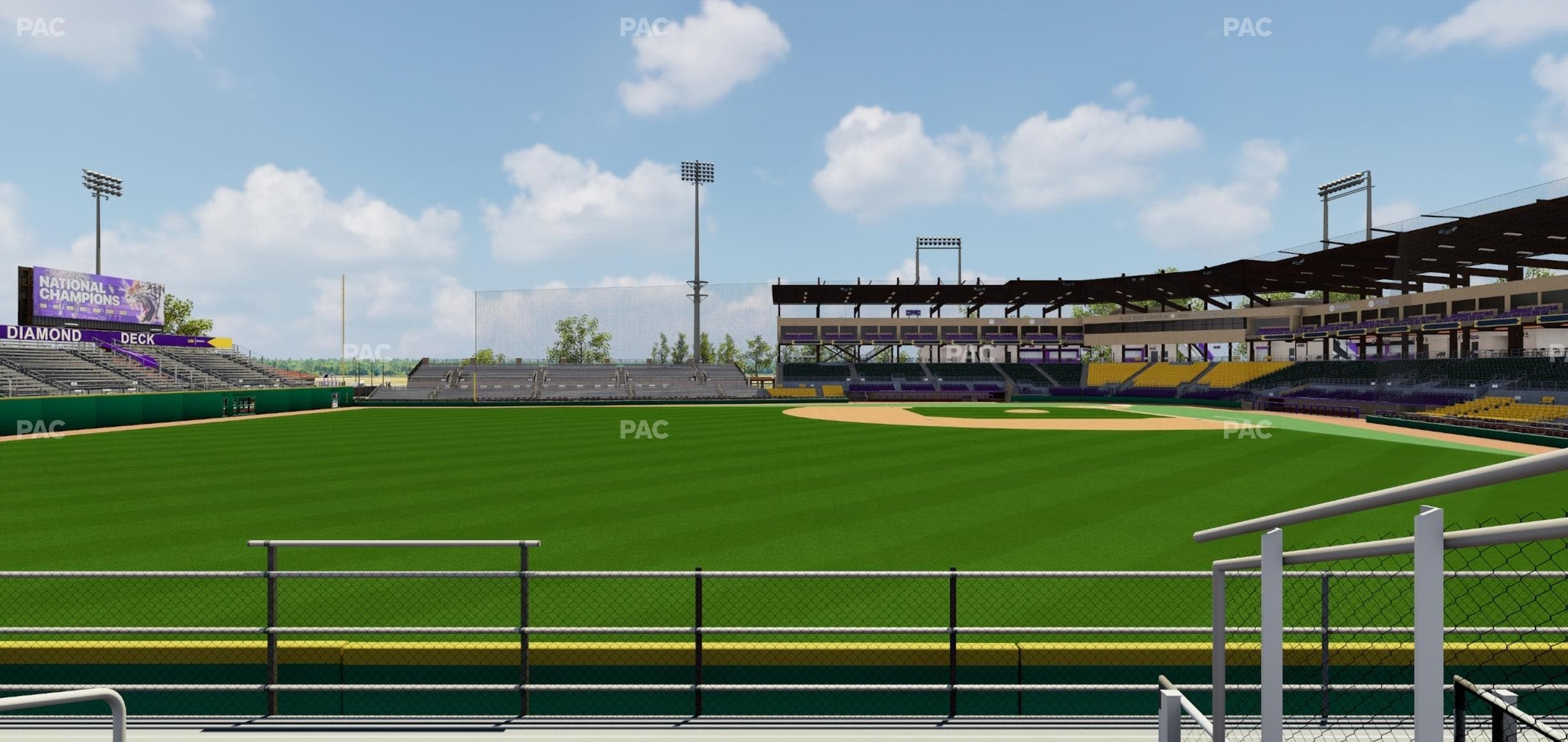 Alex Box Stadium - Section 128 Seat View