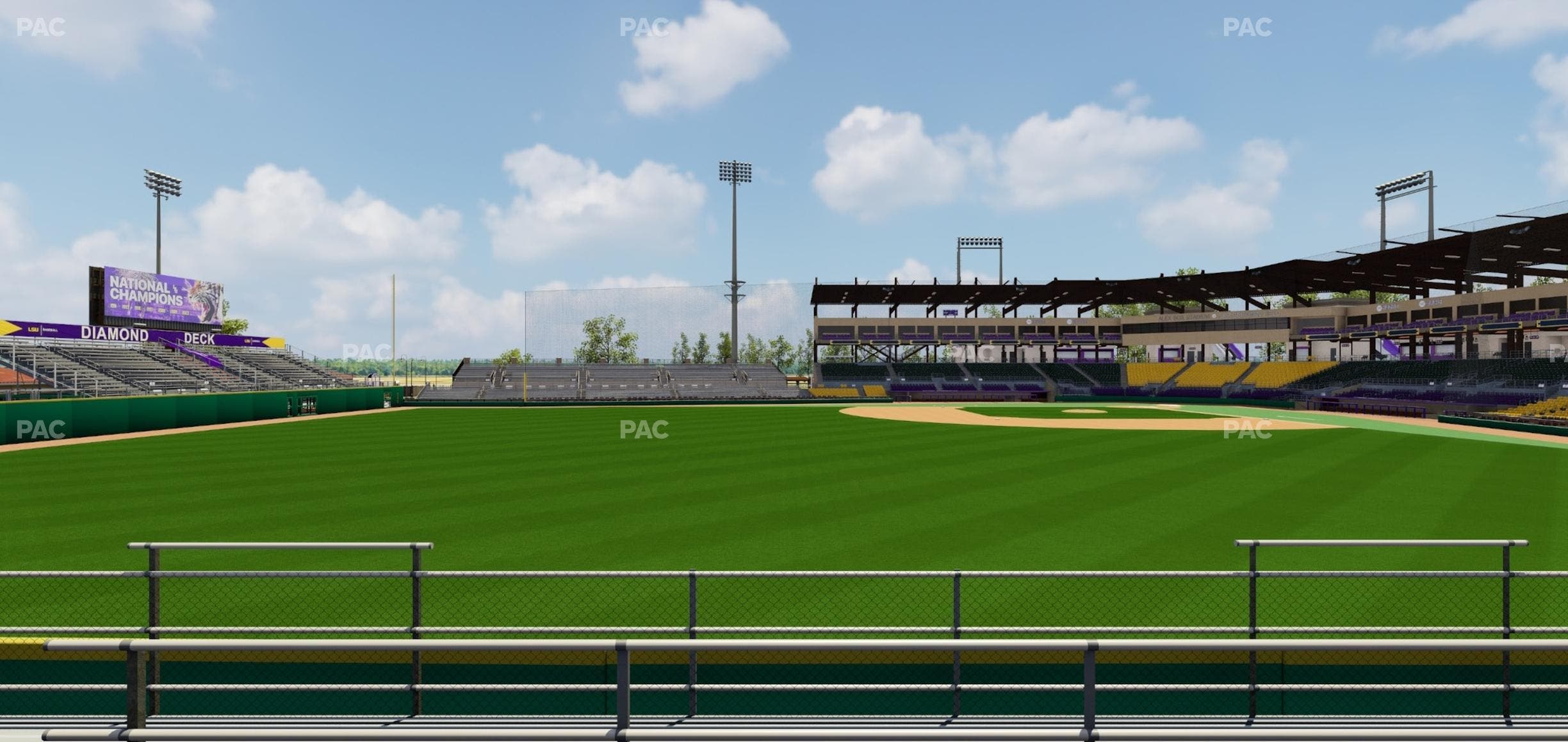 Alex Box Stadium - Section 129 Seat View