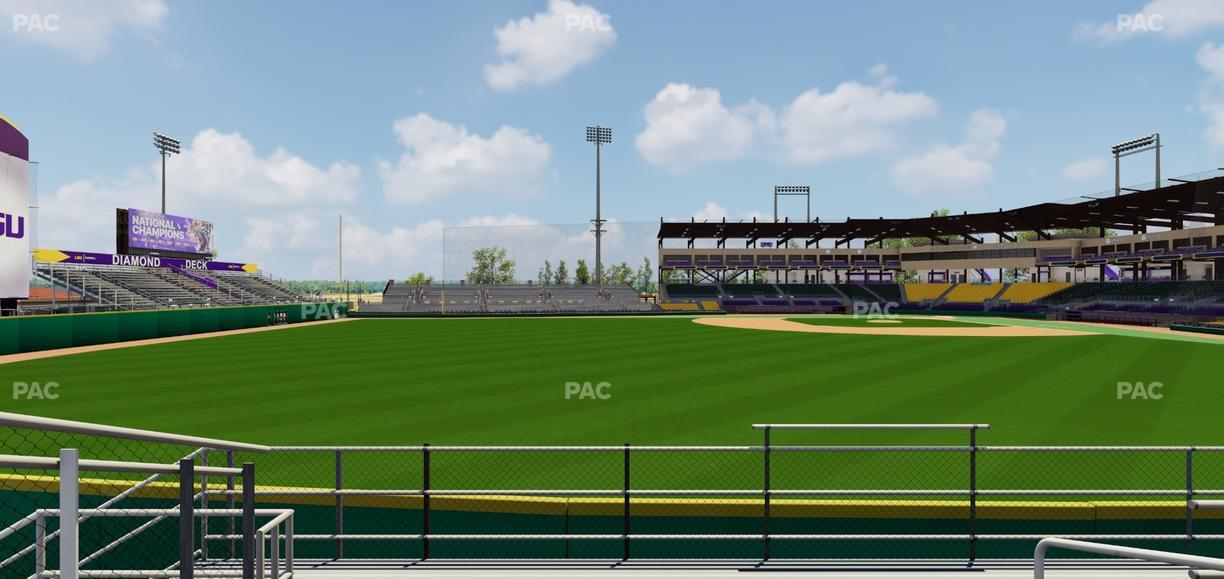 Alex Box Stadium - Section 130 Seat View