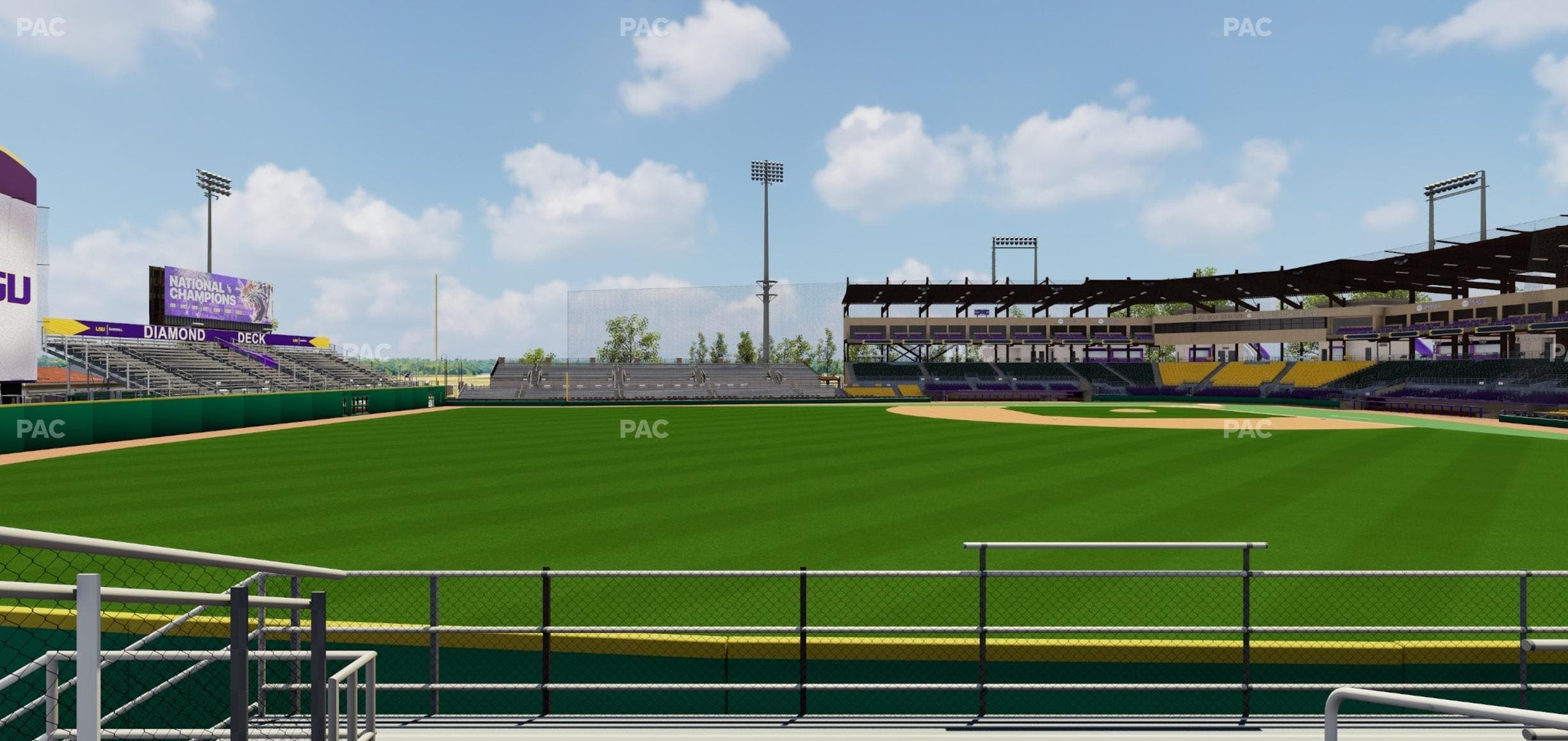 Alex Box Stadium - Section 130 Seat View