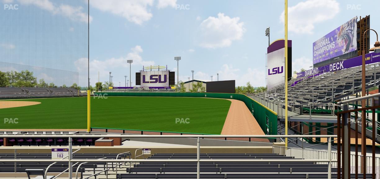 Alex Box Stadium - Section 201 Seat View