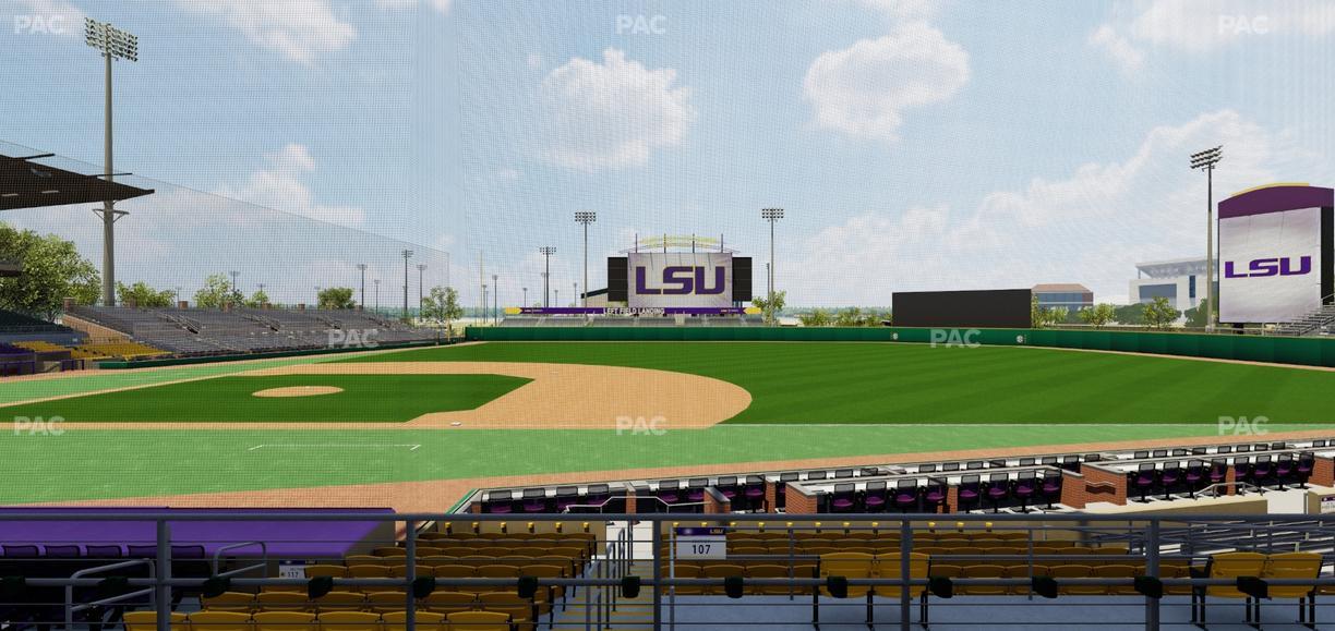 Alex Box Stadium - Section 206 Seat View