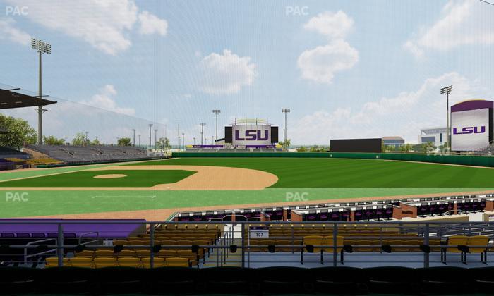 Alex Box Stadium - Section 206 Seat View