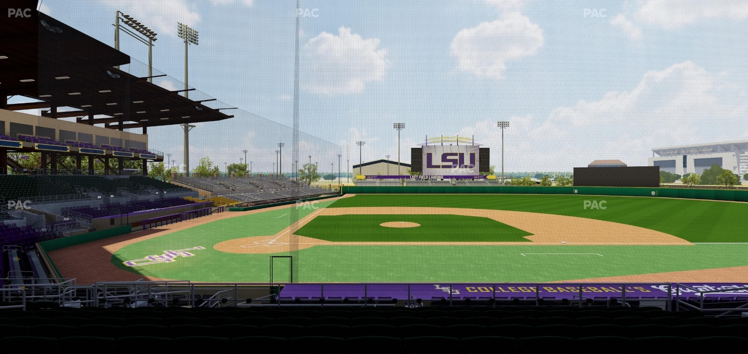 Alex Box Stadium - Section 208 Seat View