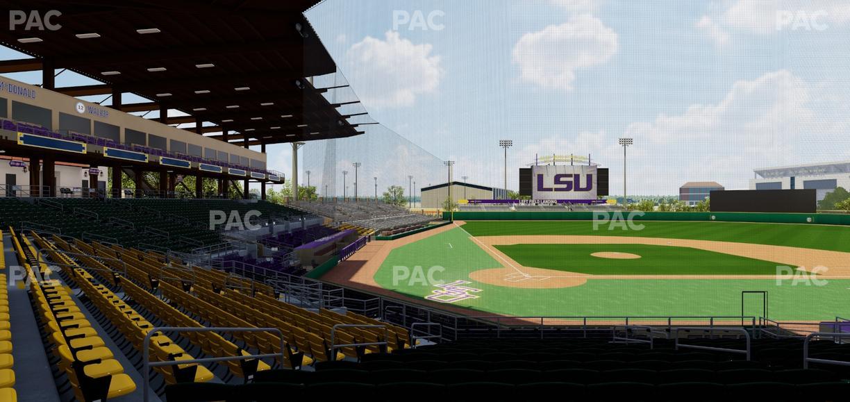 Alex Box Stadium - Section 210 Seat View