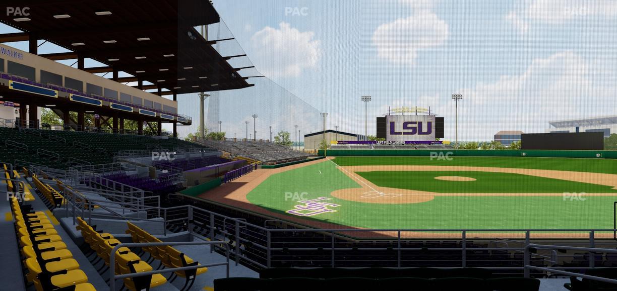 Alex Box Stadium - Section 210 Seat View