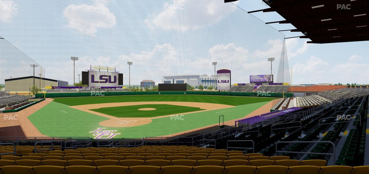 Alex Box Stadium - Section 211 Seat View