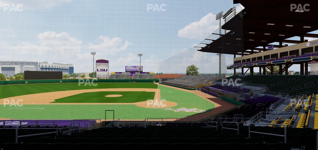 Alex Box Stadium - Section 215 Seat View