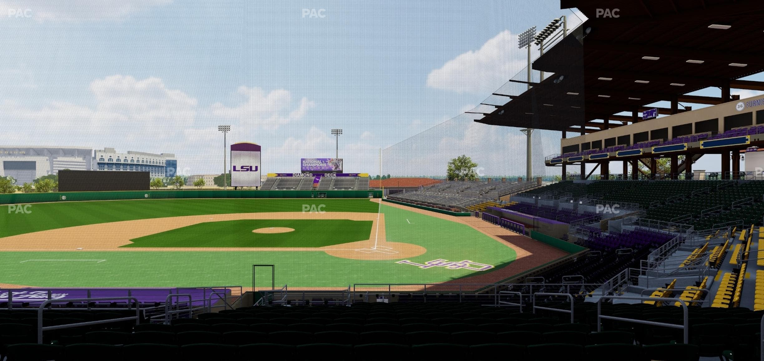Alex Box Stadium - Section 215 Seat View
