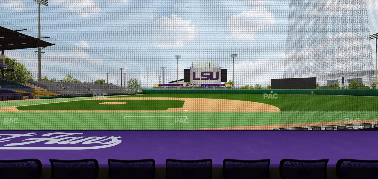 Alex Box Stadium - Section A Seat View