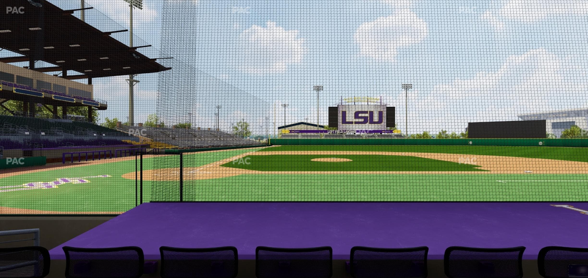 Alex Box Stadium - Section D Seat View