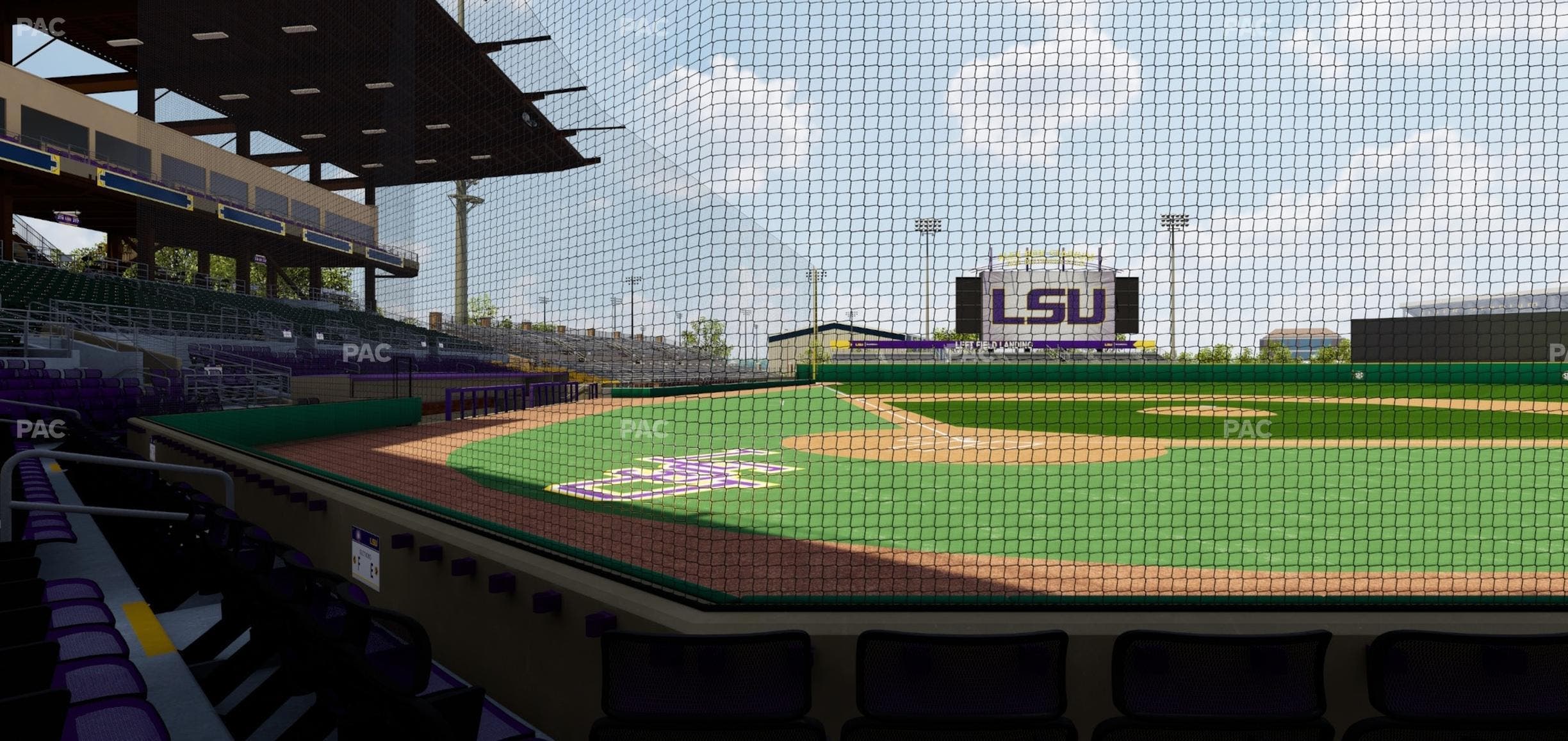 Alex Box Stadium - Section E Seat View