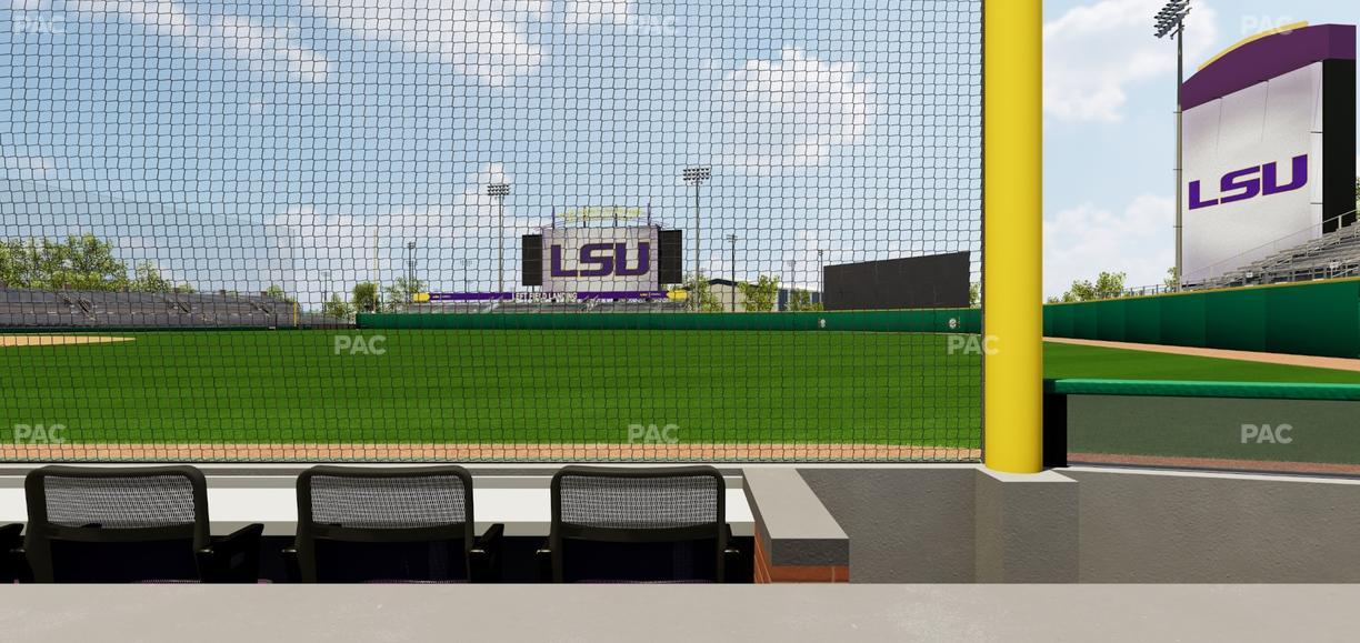 Alex Box Stadium - Section First Base Loge 1 B Seat View