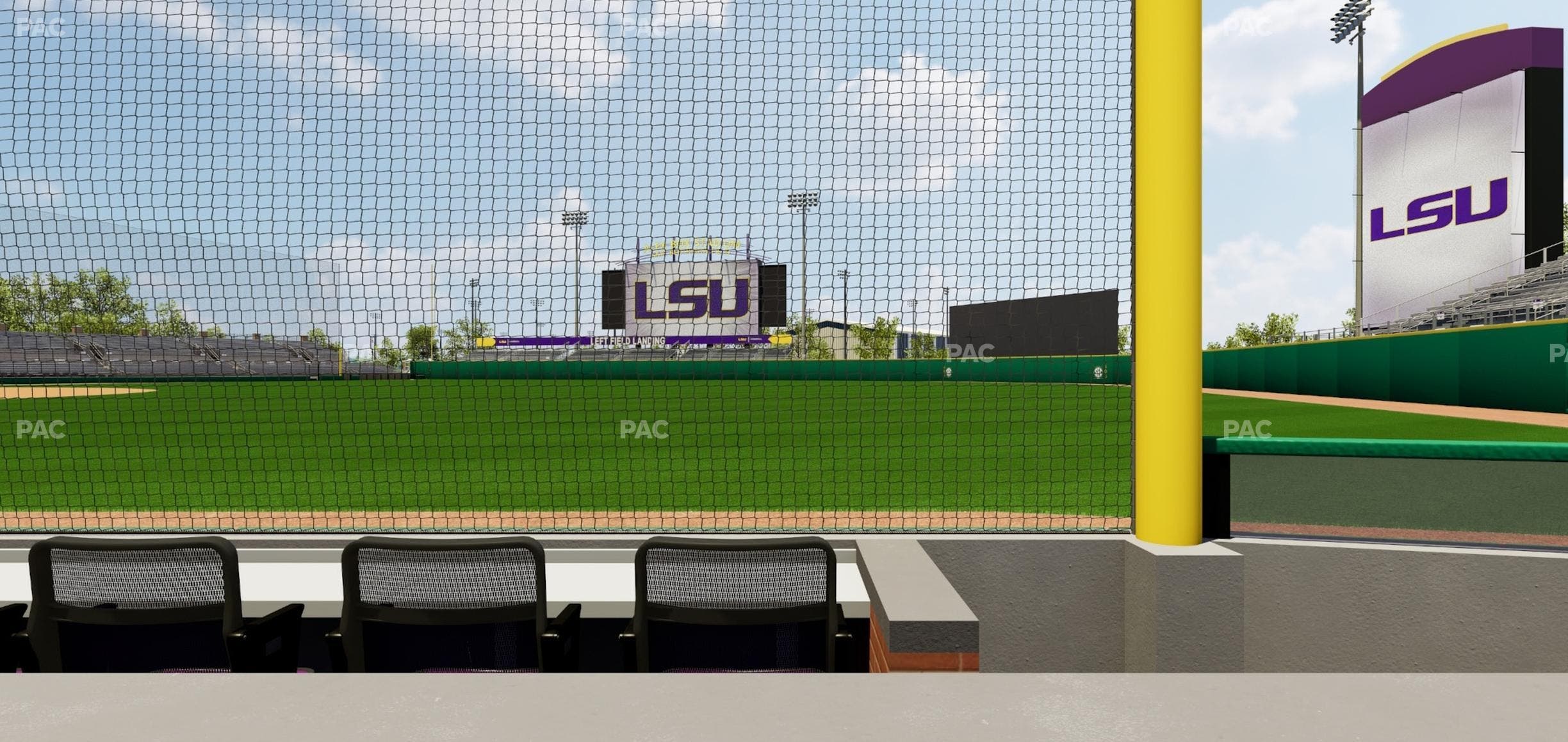 Alex Box Stadium - Section First Base Loge 1 B Seat View