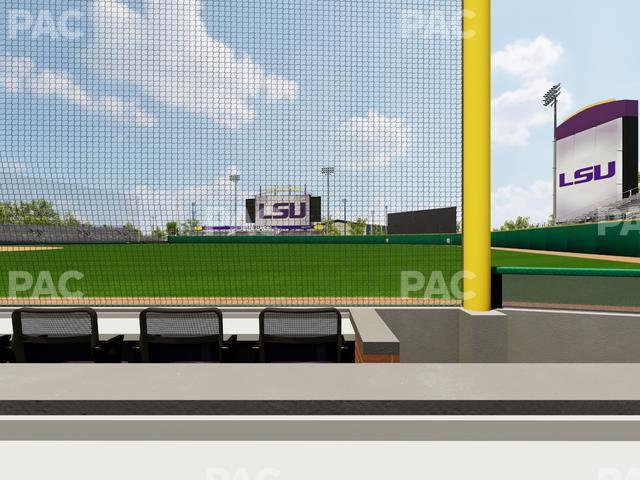 Alex Box Stadium - Section First Base Loge 1 B Seat View